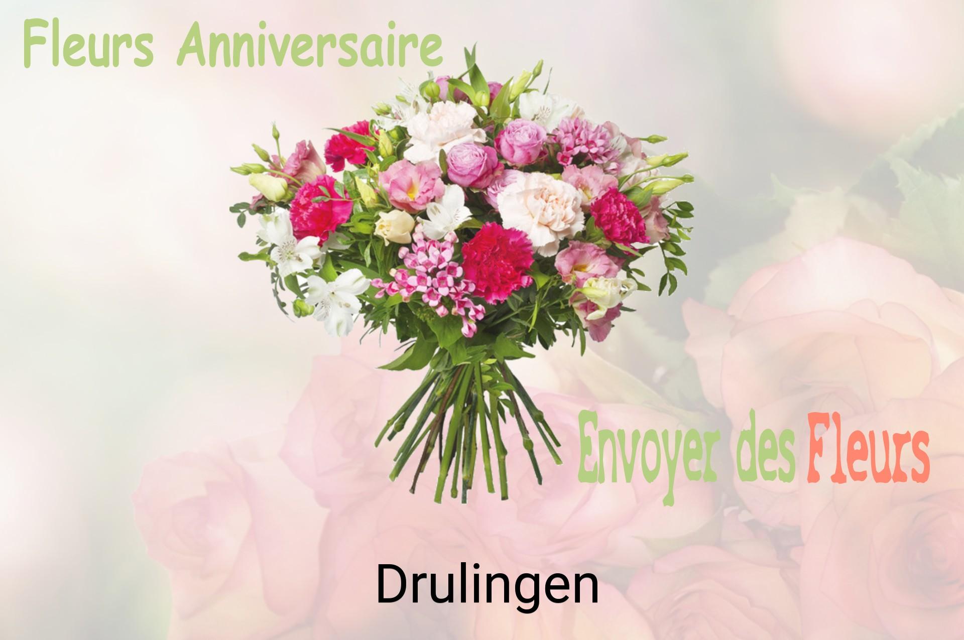 Bouquet de fleurs d’anniversaire livré à Drulingen