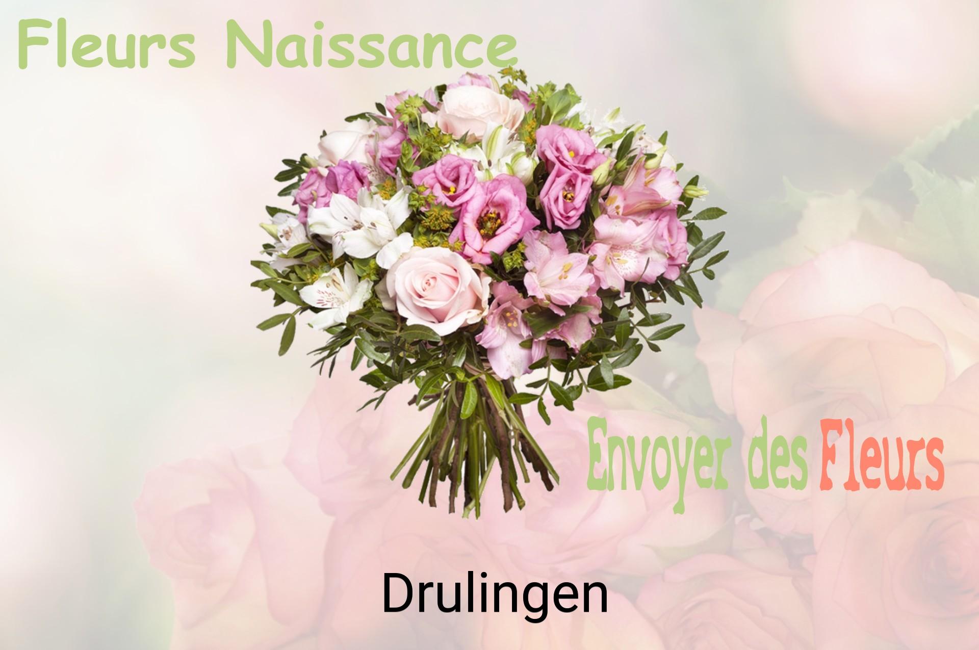 Bouquet de fleurs de naissance livré à Drulingen